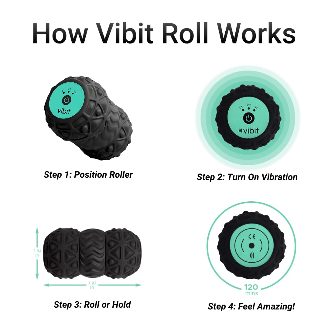 Vibit neck massage helps ease tension during breaks.