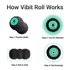 Vibit neck massage helps ease tension during breaks.