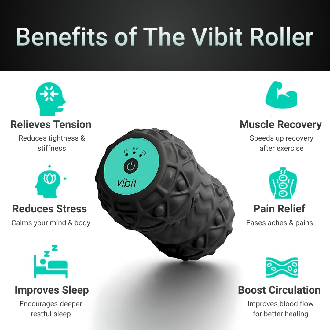 Vibit plantar fasciitis relief supports heel comfort with deep vibration.