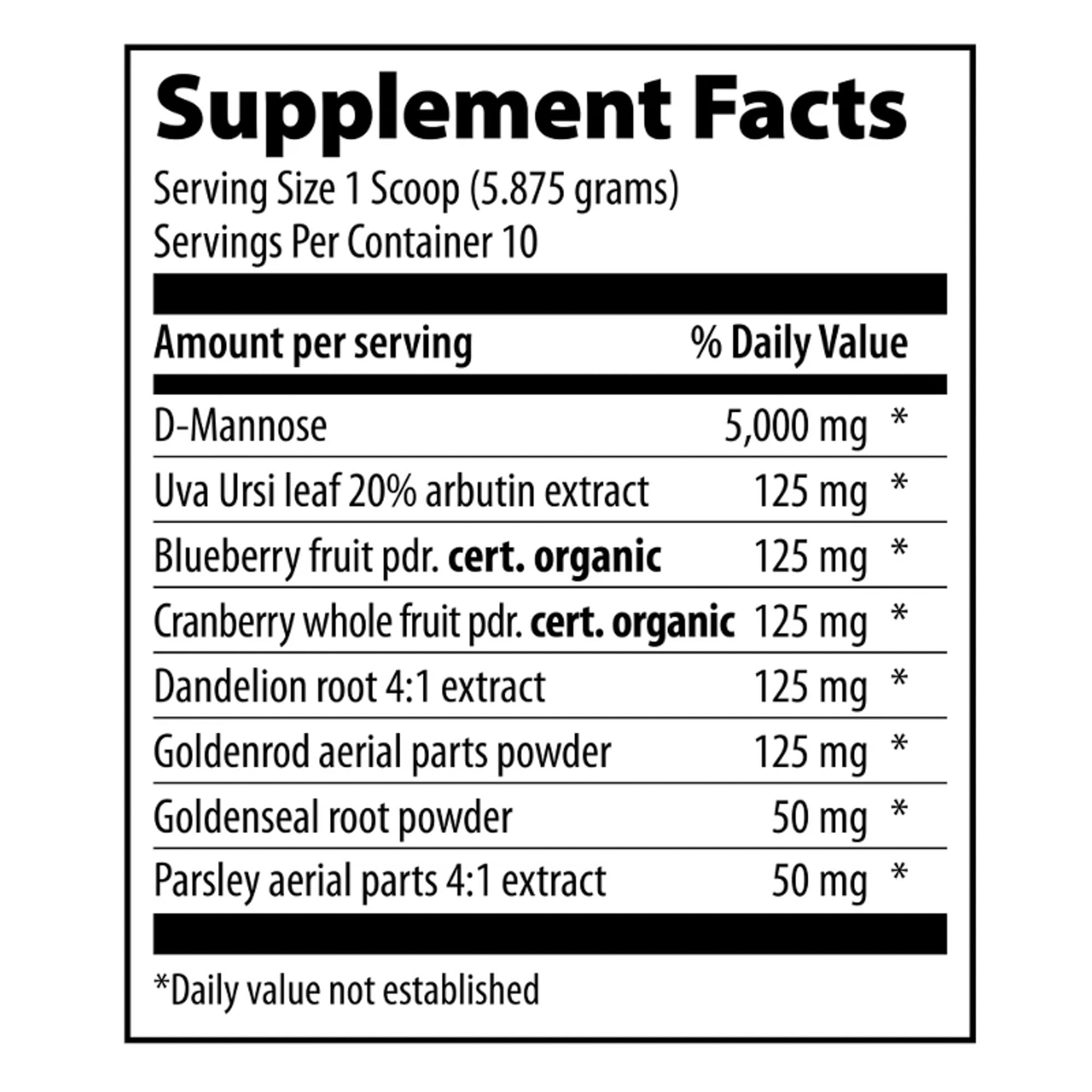 Vibrant Health U.T. Vibrance powder scoop showing easy daily dosing.