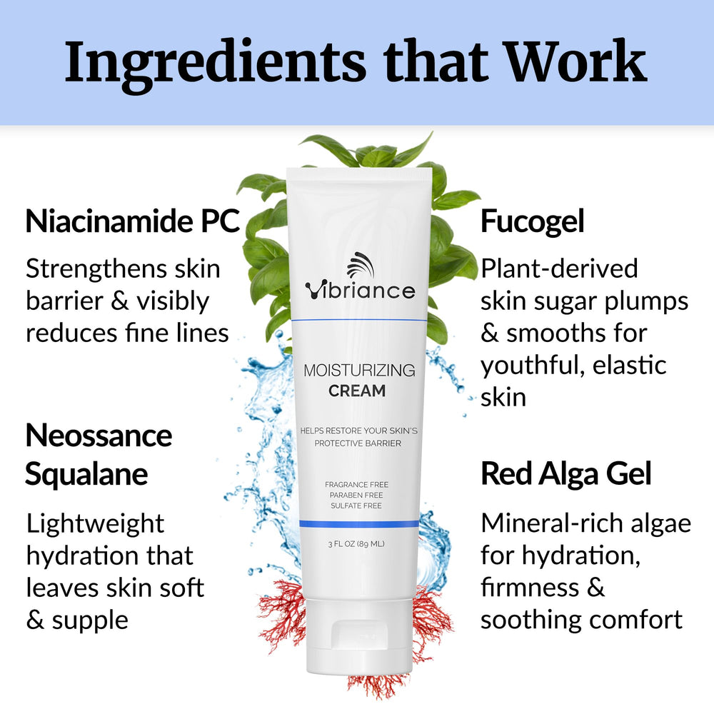 Vibriance Cream with red algae and squalane for enhanced hydration and barrier comfort