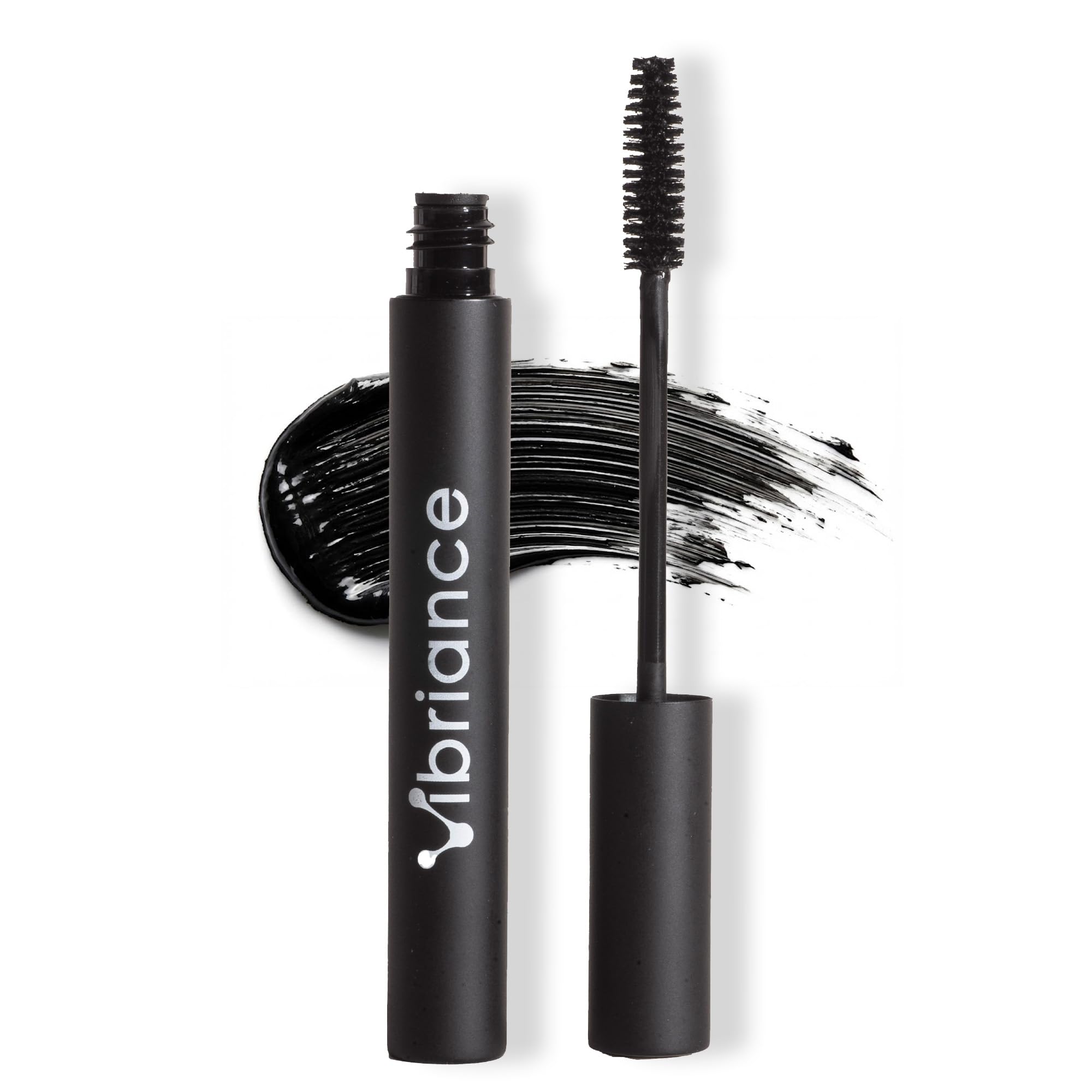 Vibriance Volumizing Mascara bottle with soft black tubing for defined lashes.