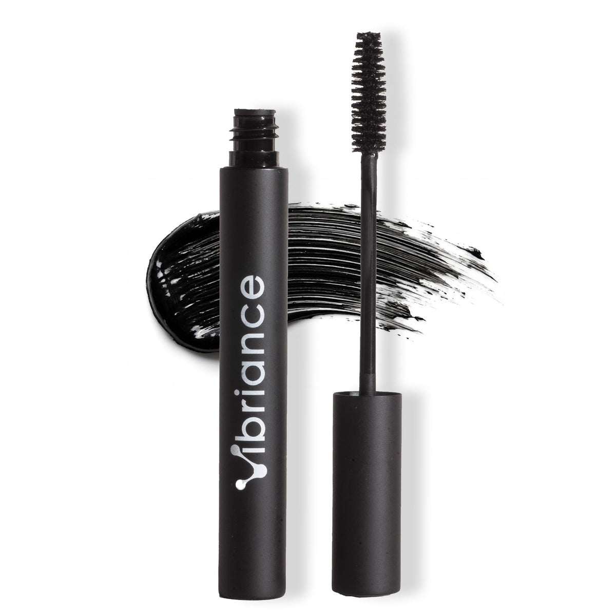 Vibriance Volumizing Mascara bottle with soft black tubing for defined lashes.