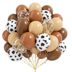 Vicduotex brown coffee balloon 12in adds rustic party decor