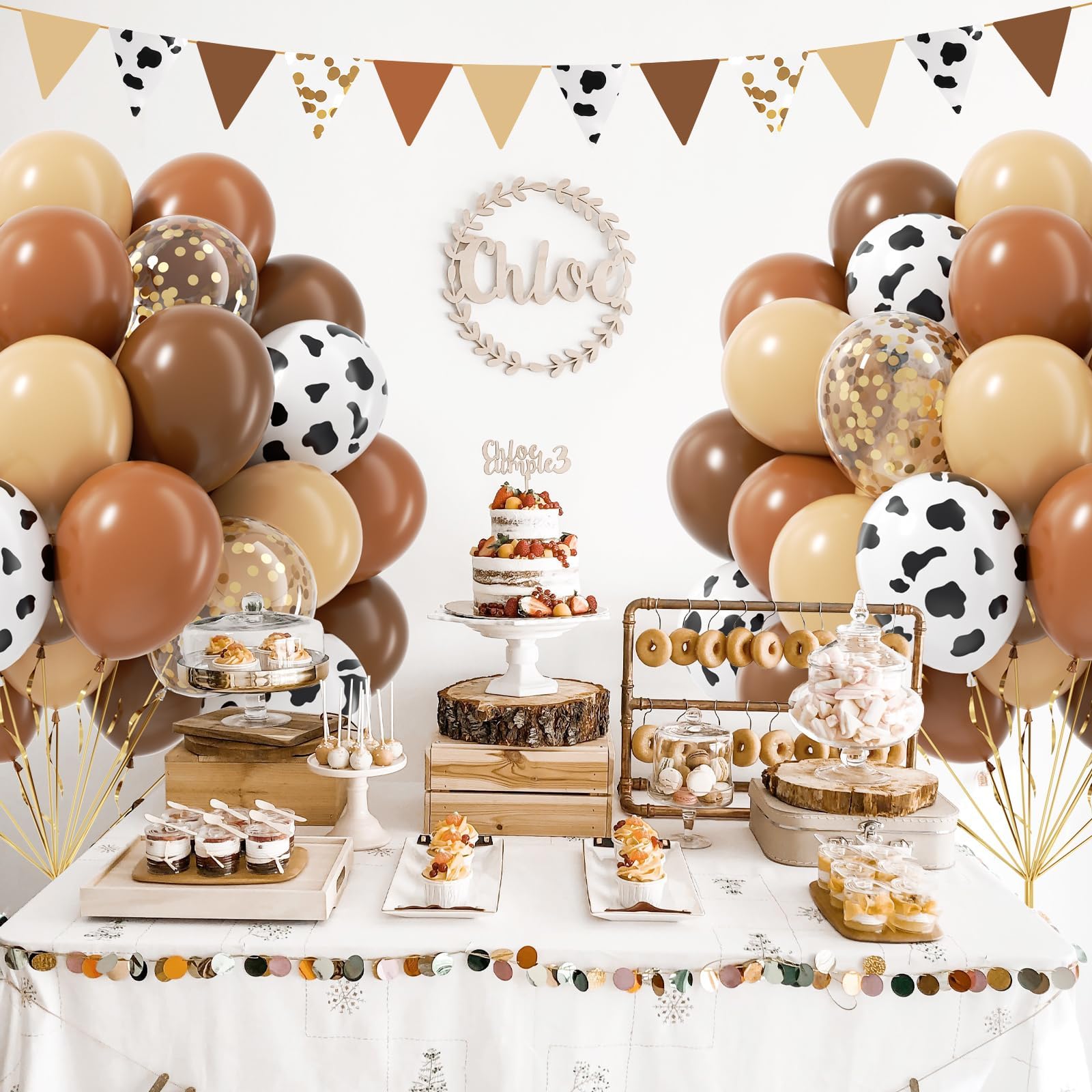 Vicduotex farm baby shower decor for rustic photos