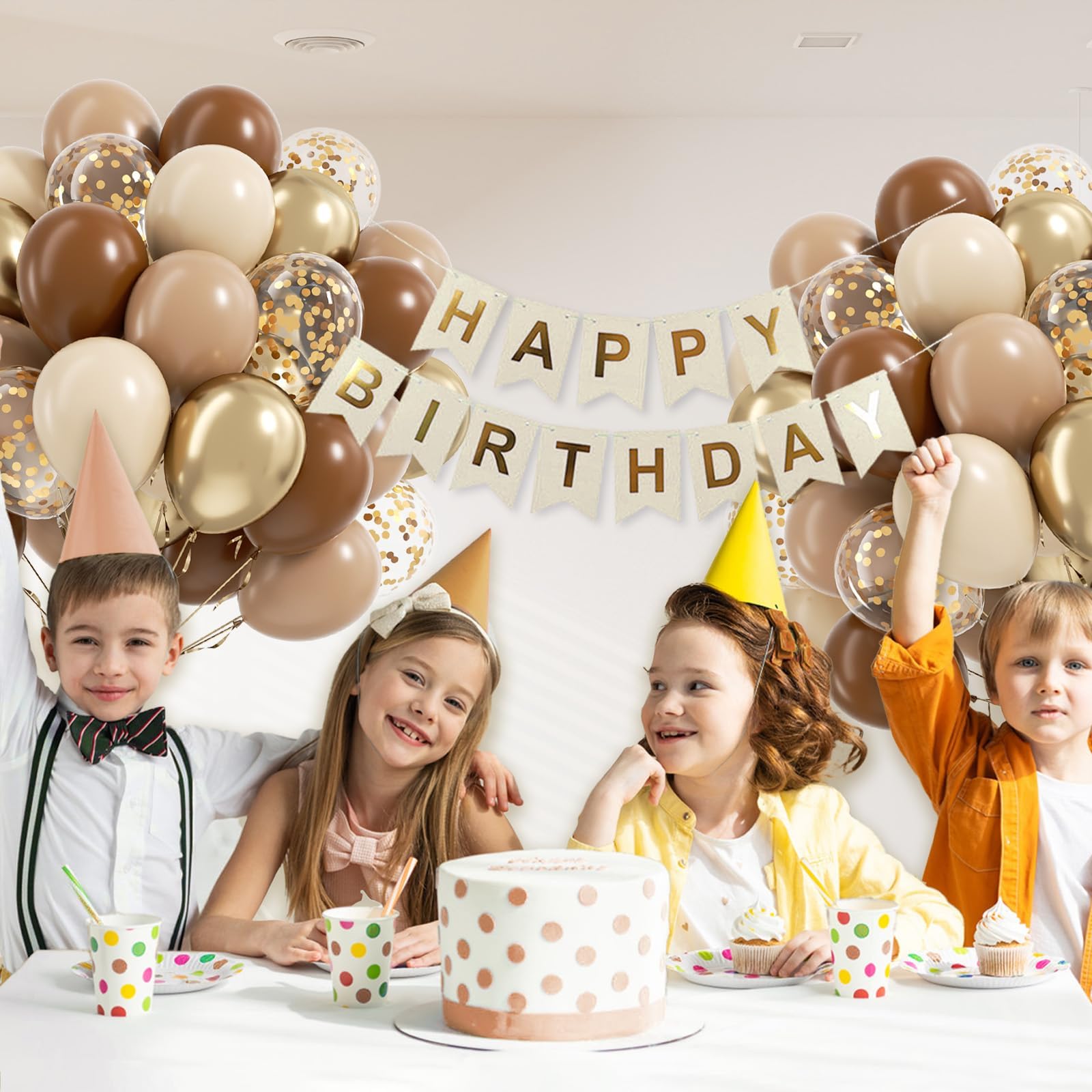 Vicduotex gold 12inch balloons bring subtle sparkle to events.