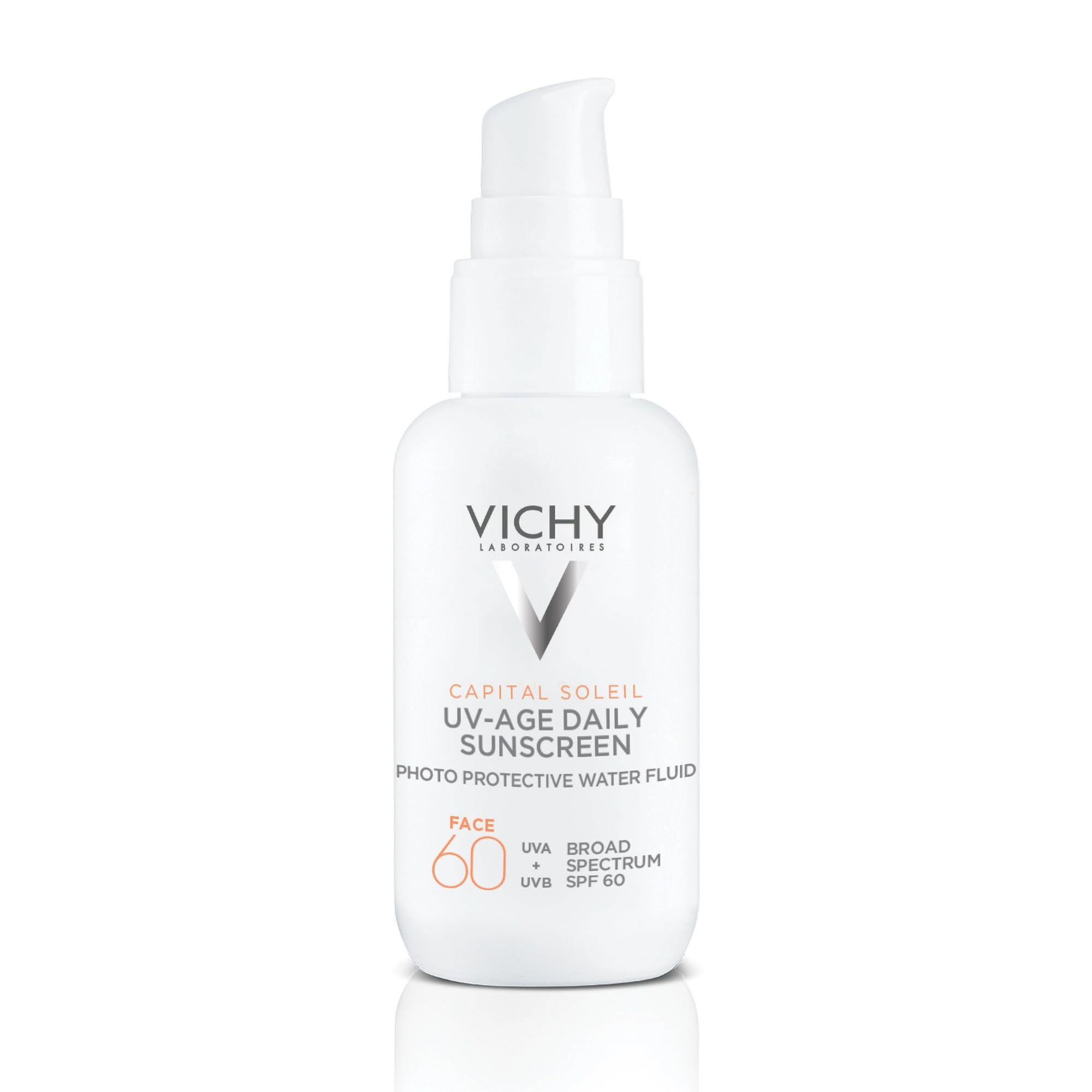 Vichy Capital Soleil UV-Age Daily SPF 60 bottle for daily protection against aging.