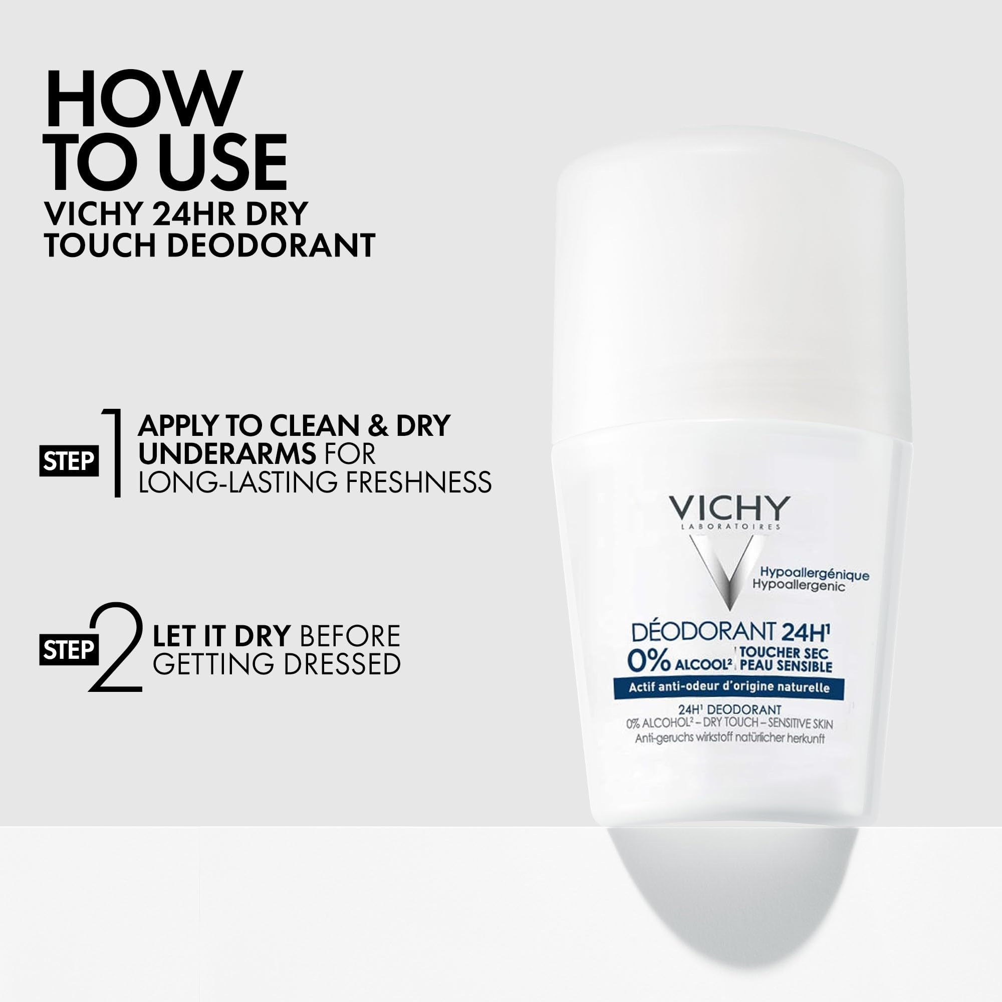 Vichy thermal water ingredient close-up highlighting skin-soothing minerals.