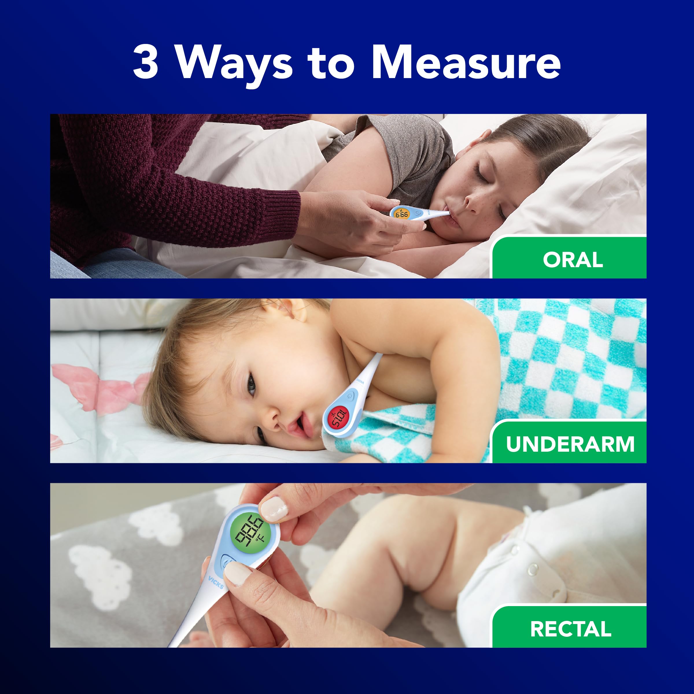 Vicks SpeedRead remembers the last temperature for quick trend checks