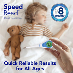 Vicks SpeedRead waterproof body enables easy cleaning after use