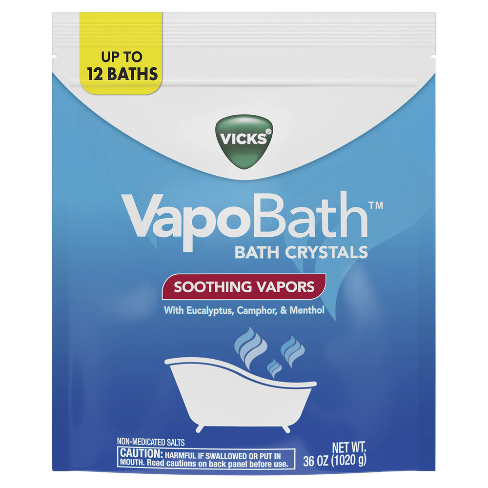 Vicks VapoBath spa-like ritual in a home bathroom
