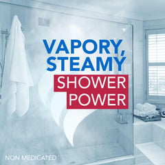 Vicks VapoShower PLUS steamer tablet dissolving in steam