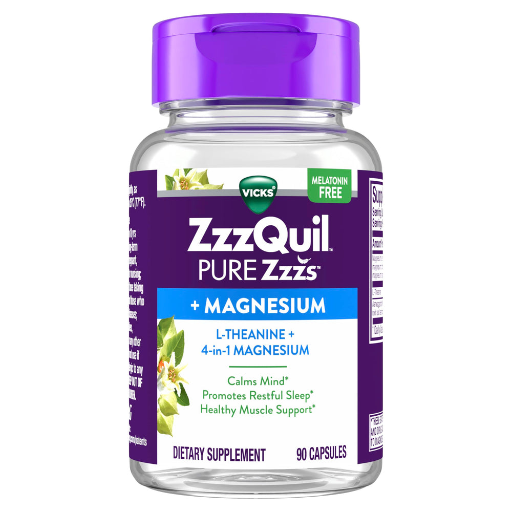 Product box and capsules emphasize calm mind support.