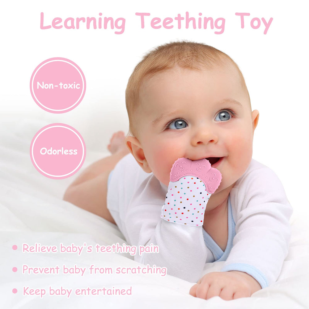 Vicloon teething mitt is dishwasher-safe and boil-cleanable for simple hygiene.