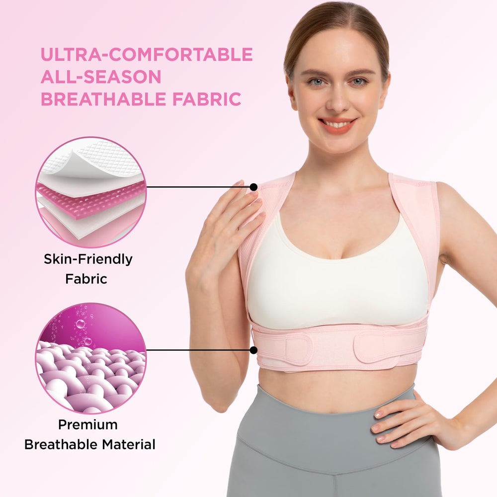 Vicorrect pink discreet design blends under clothes for professional use