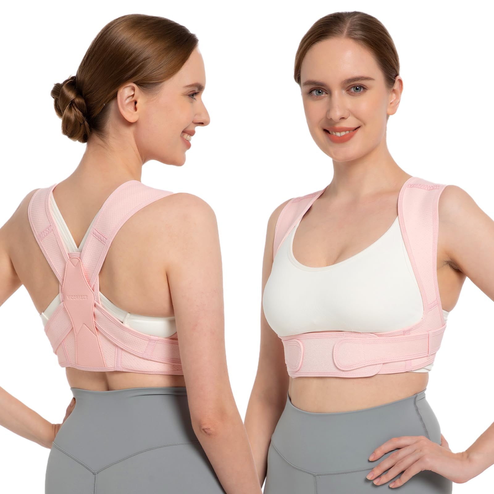 Vicorrect ultra-light, compact fit minimizes bulk for daily wear