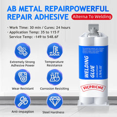 Vicpricme Metal Glue waterproof bond on a repair