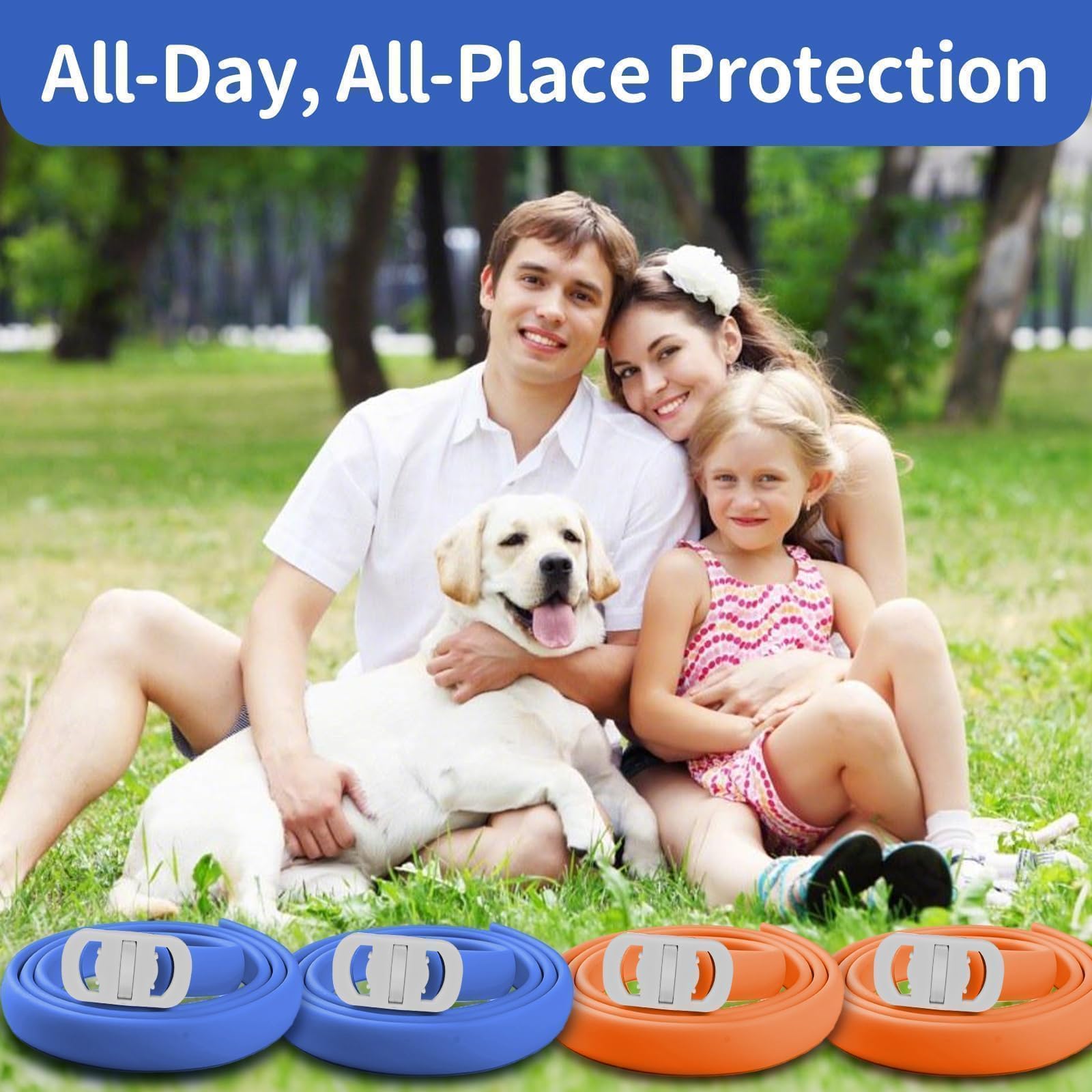VICSOM 8-month protection badge emphasizing long-term flea and tick defense.
