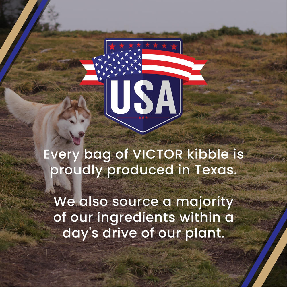 VICTOR 30-lb bag packaging for convenient storage