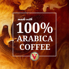 Victor Allen's Coffee pods in cup ready for Keurig brewing