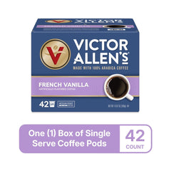 Victor Allens coffee brewed cup with steam