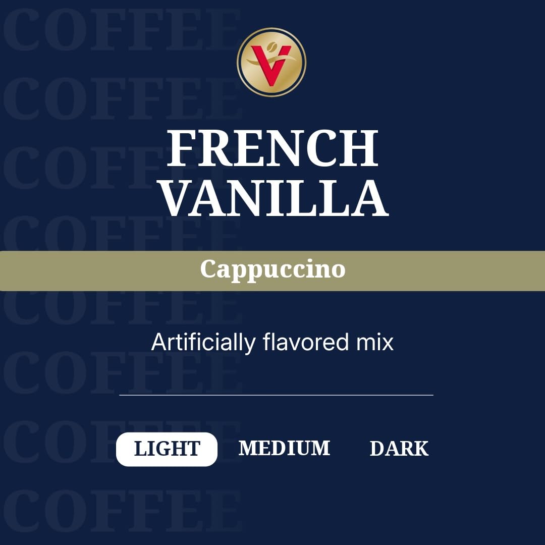 Aromas of vanilla cappuccino rise from Victor Allen's coffee