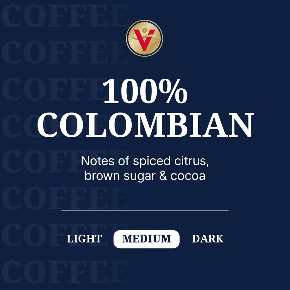 Victor Allen's Coffee medium roast aroma ready for a smooth morning.