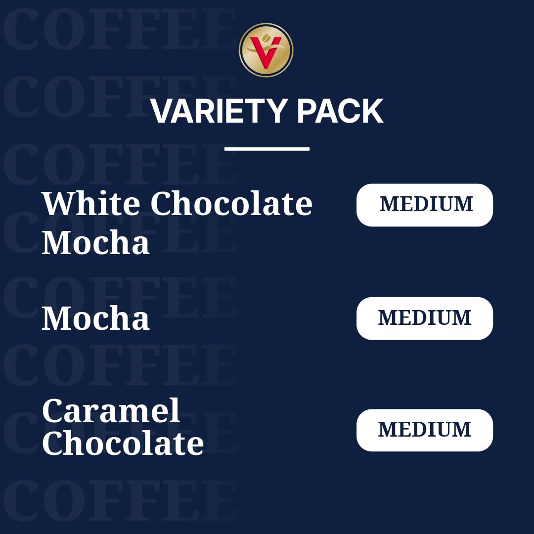 Victor Allen's Mocha Variety Pack 32-count pods for Keurig brewers, convenient daily caffeine