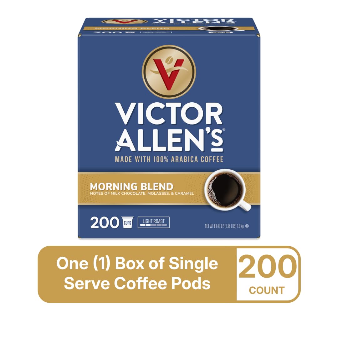 Victor Allen's Morning Blend closeup aroma hint and light roast