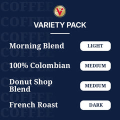Victor Allen's 100% Colombian pods deliver lively aroma for a smooth sip.