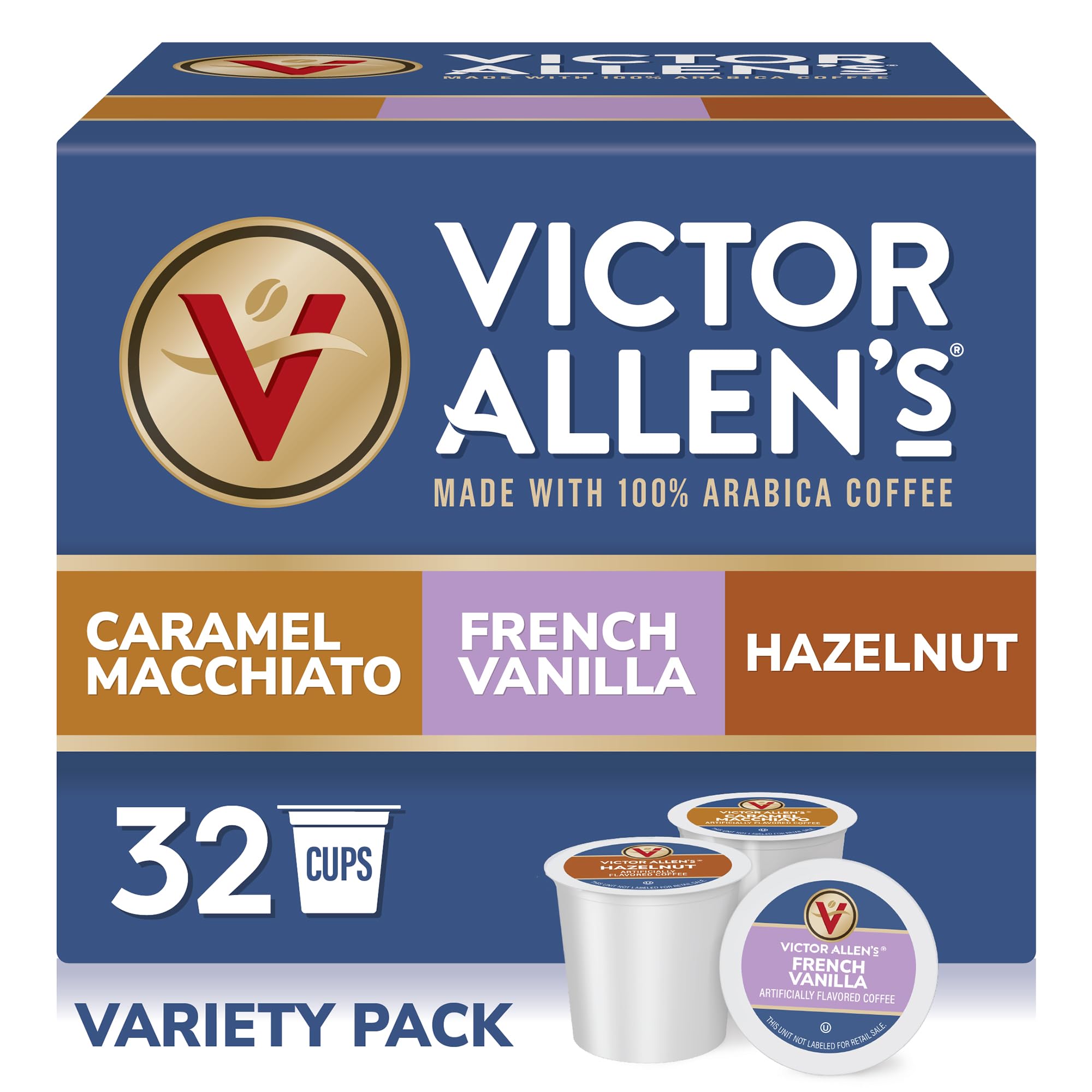 Victor Allen's French Vanilla pod for a creamy morning cup