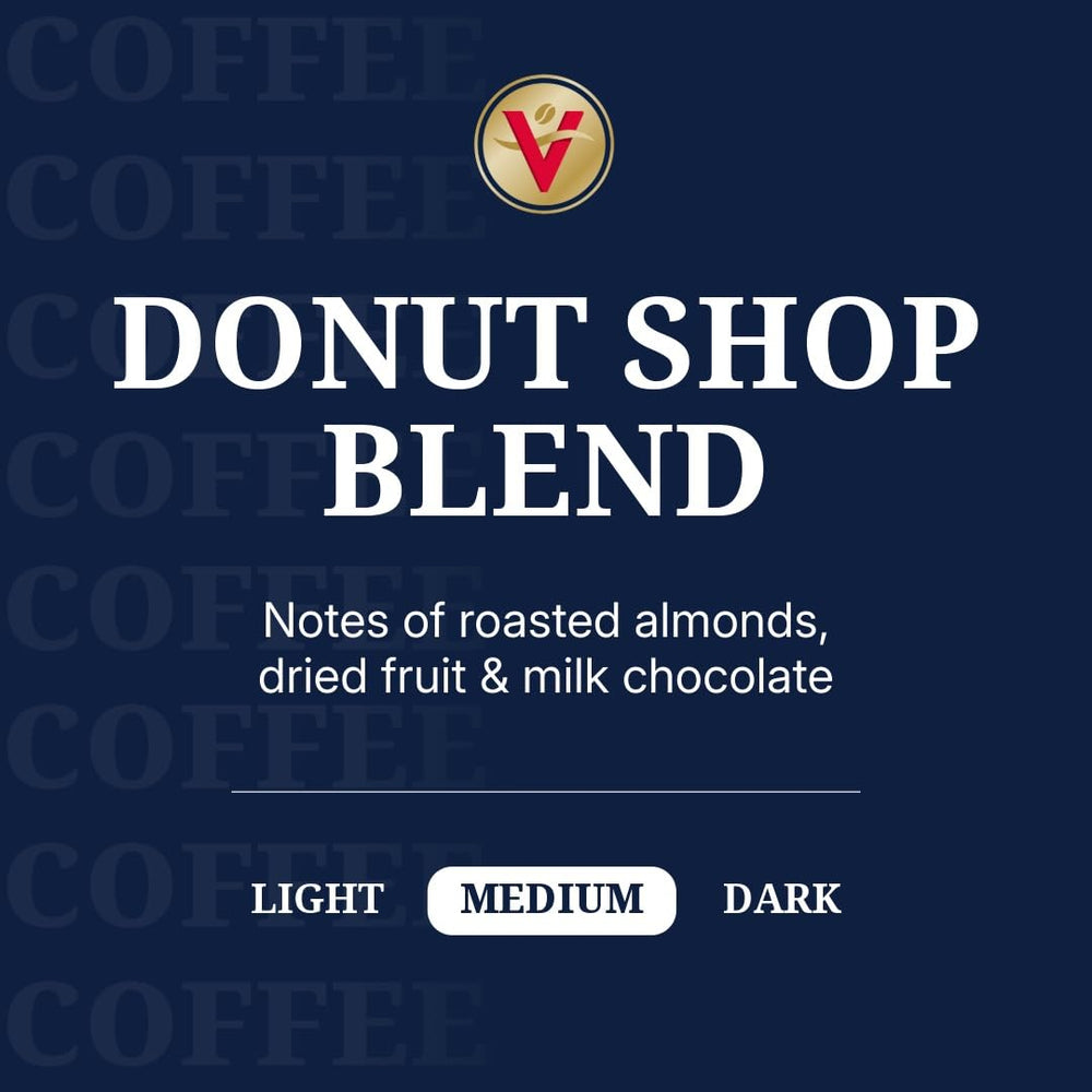 Donut Shop Blend 120-count pods ready for quick Keurig brews