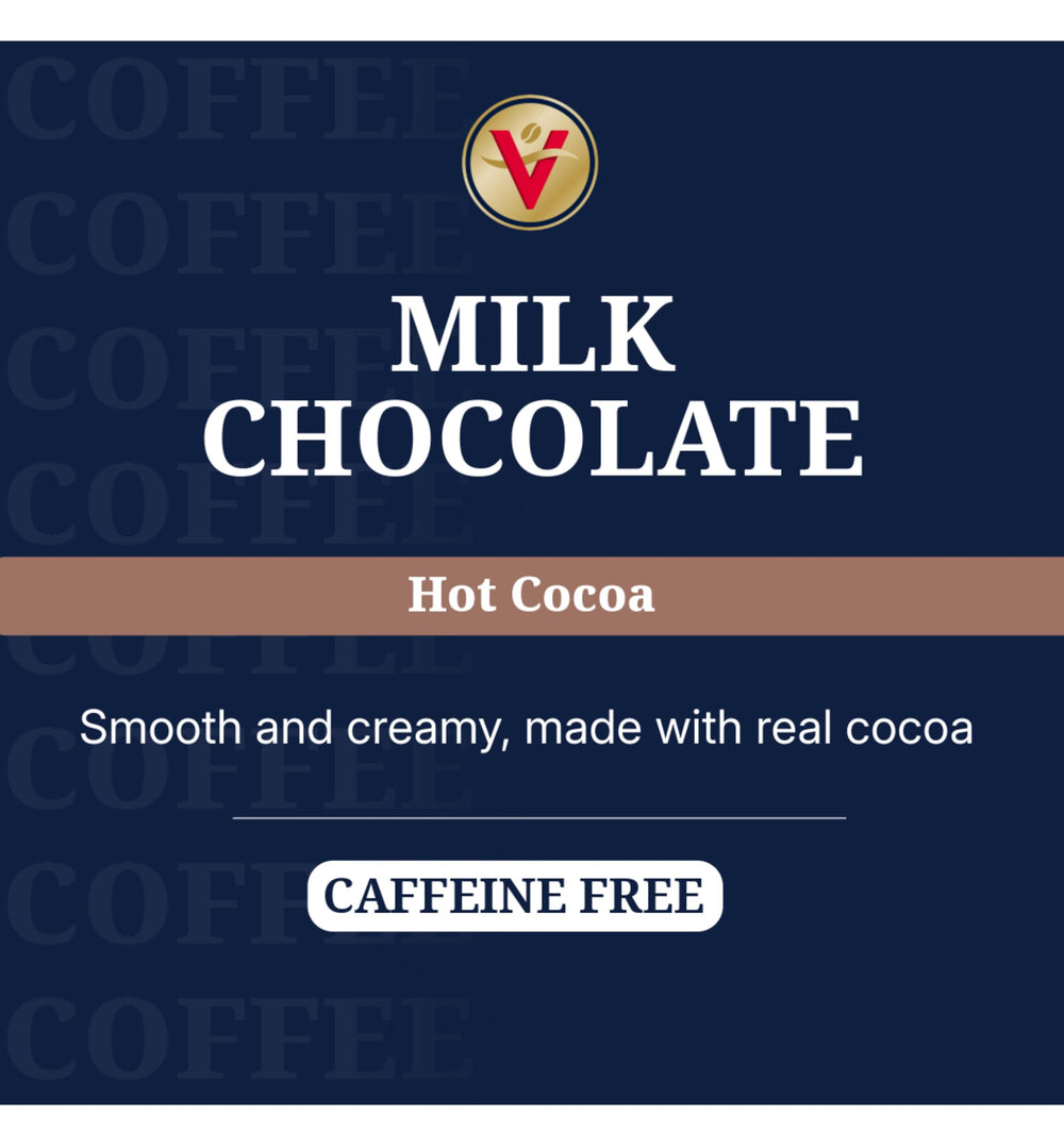 Victor Allen's Milk Chocolate Hot Cocoa pods pack enables quick, mess-free cocoa moments.