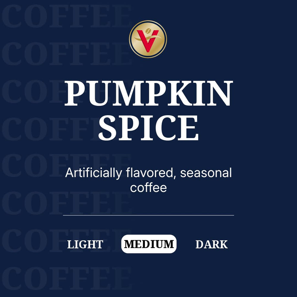 Victor Allen's Pumpkin Spice pods—medium roast for a smooth, full-bodied cup