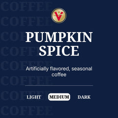 Victor Allen's Pumpkin Spice pods—medium roast for a smooth, full-bodied cup