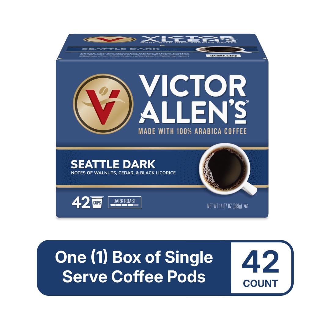 Seattle Dark roast profile with deep, bold aroma notes.