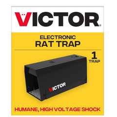 Victor M241B indoor trap front view, compact housing for unobtrusive placement.