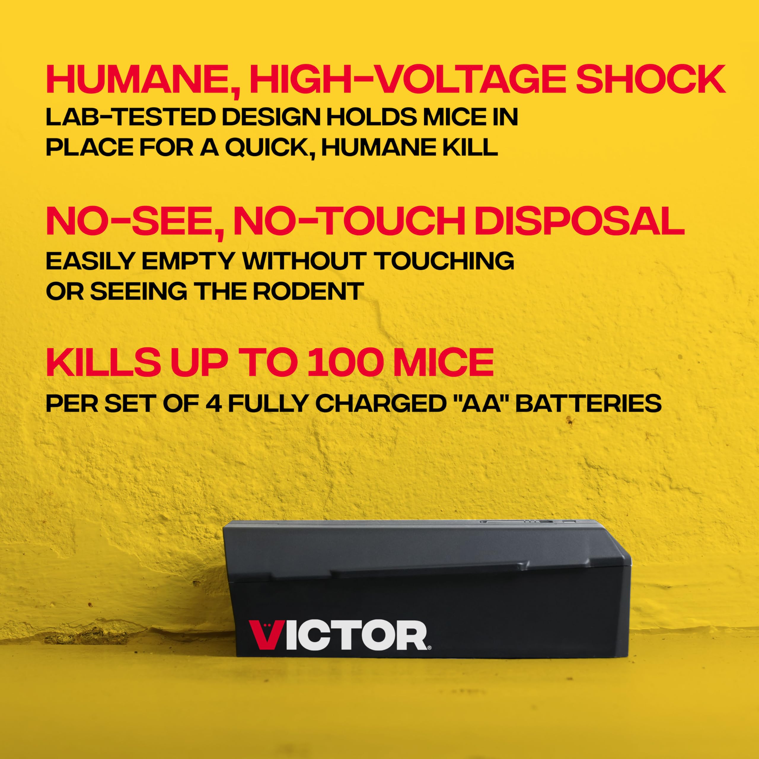 Victor M250B green LED indicator signals a successful catch