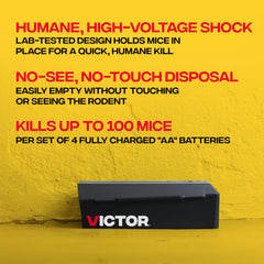 Victor M250B green LED indicator signals a successful catch