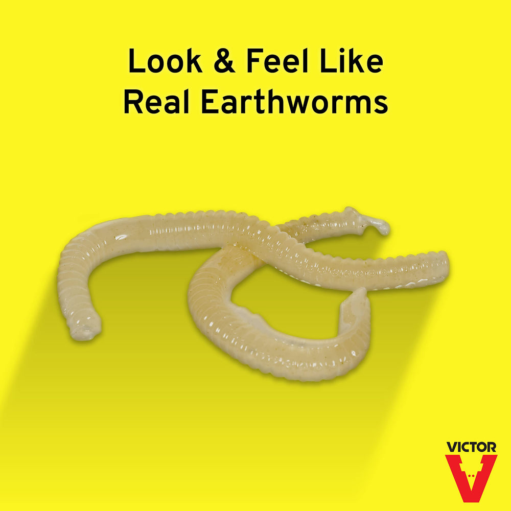Victor Poison Moleworms for underground tunnel placement