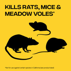 Victor rat poison indoor bait balls for rodent control in homes.