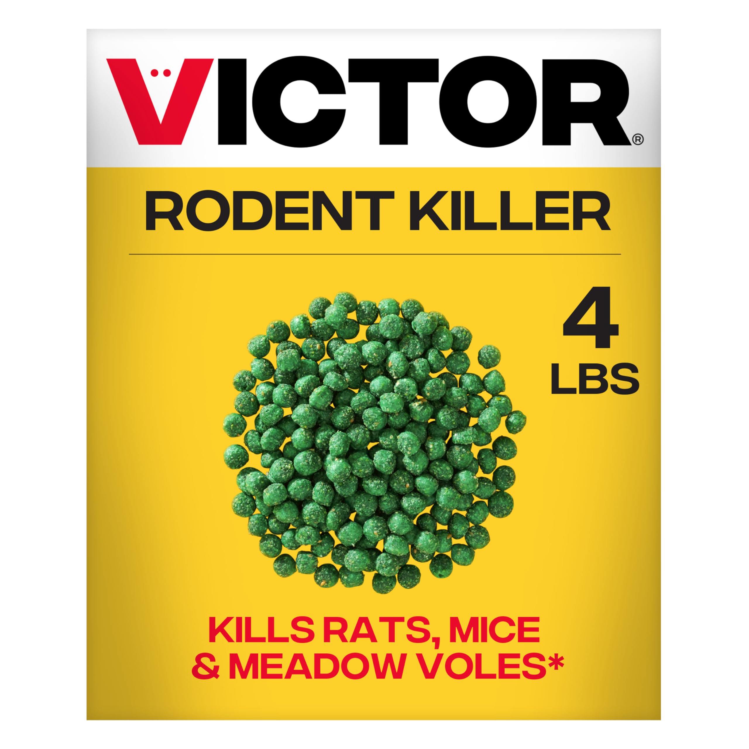 Victor rat poison outdoor bait balls ready for tamper-resistant stations.