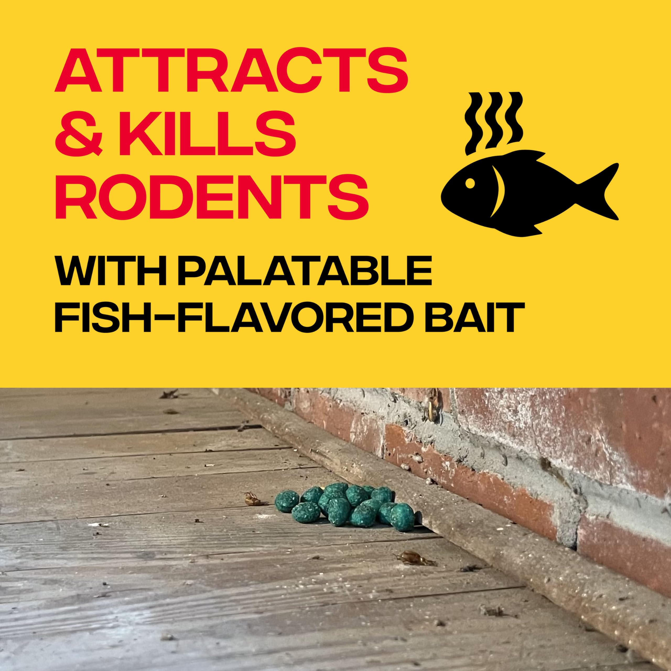 Victor tamper-resistant bait stations protect pets and children.