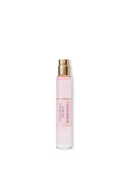 Victoria's Secret Bombshell travel spray bottle side highlighting compact, TSA-friendly size.