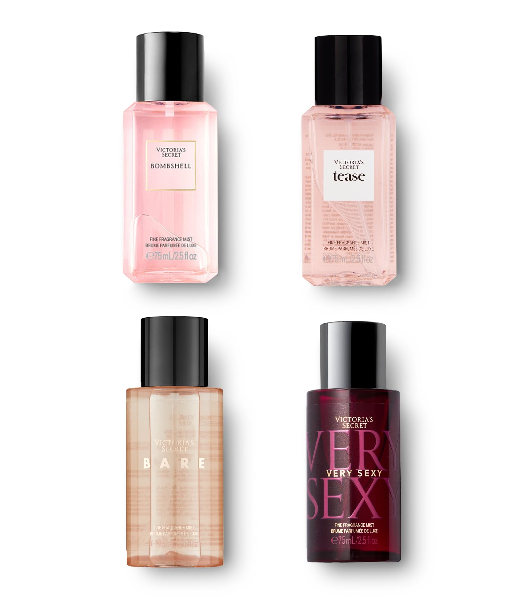 Victoria's Secret fragrance bottles with assorted scents for exploring profiles.