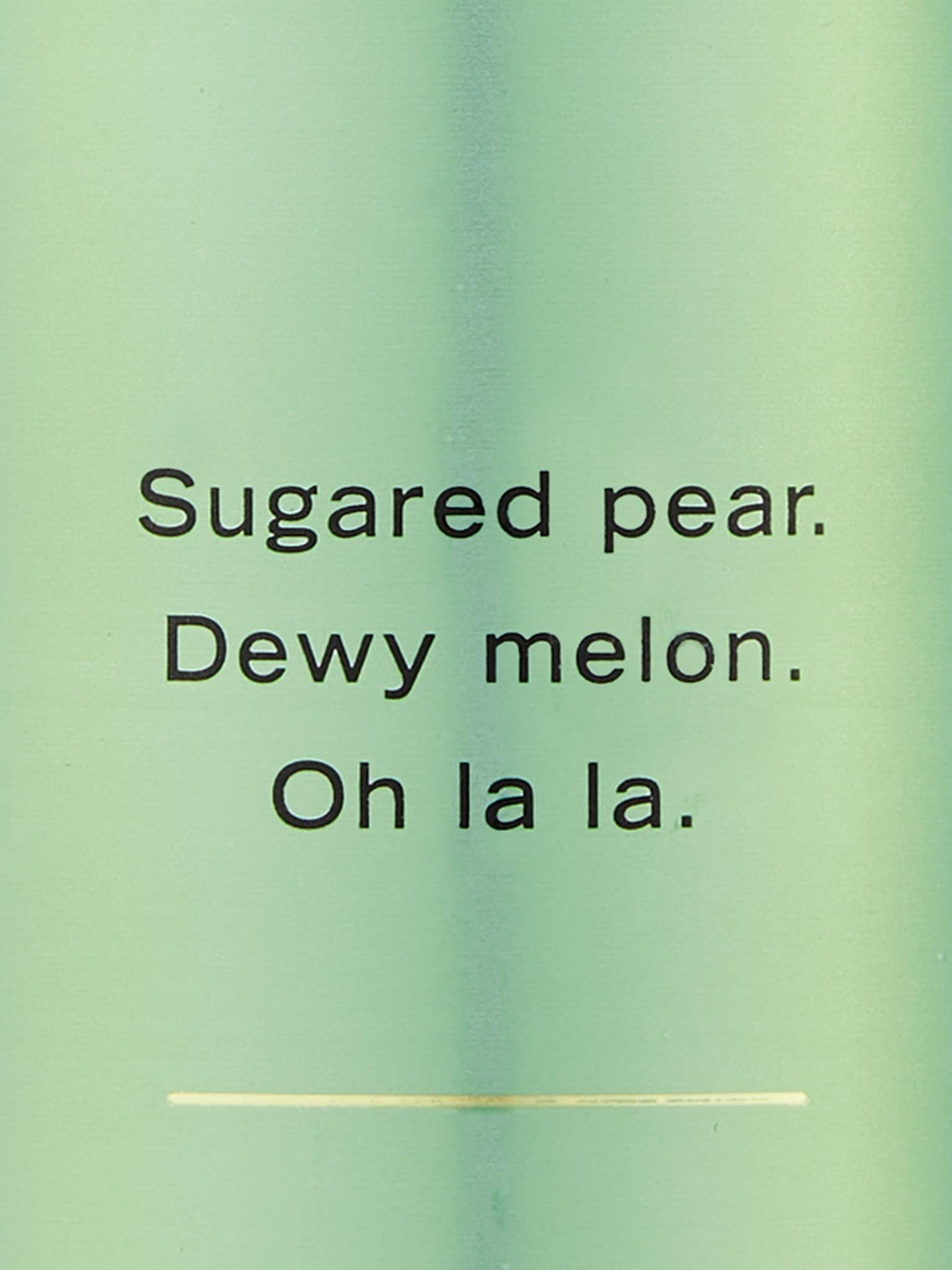 Pear Glace mist spray capturing fruity notes for a fresh daytime scent