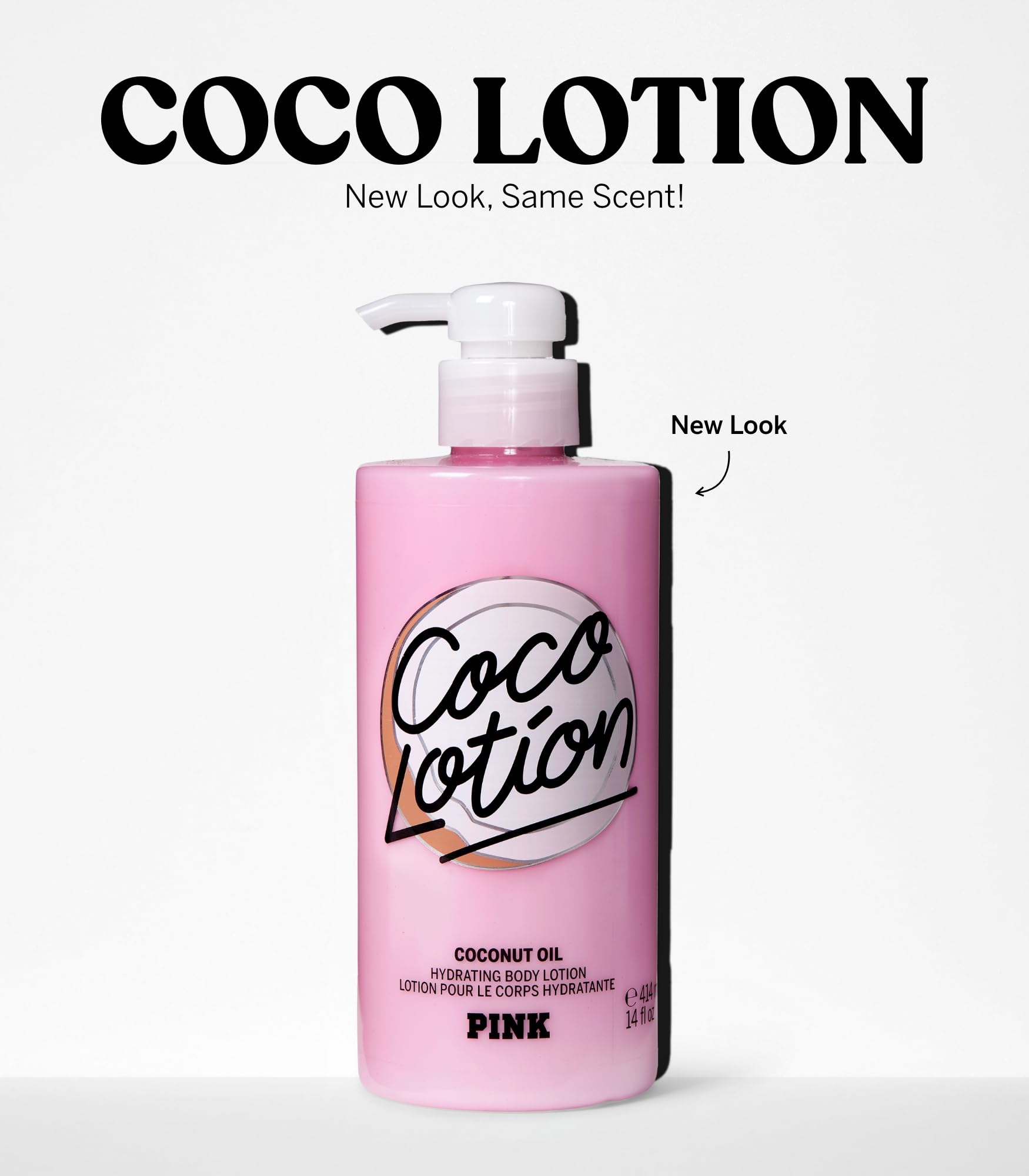 Closeup shot of smooth, non-greasy absorption in Pink Coco Hydrating Lotion