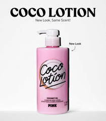 Closeup shot of smooth, non-greasy absorption in Pink Coco Hydrating Lotion