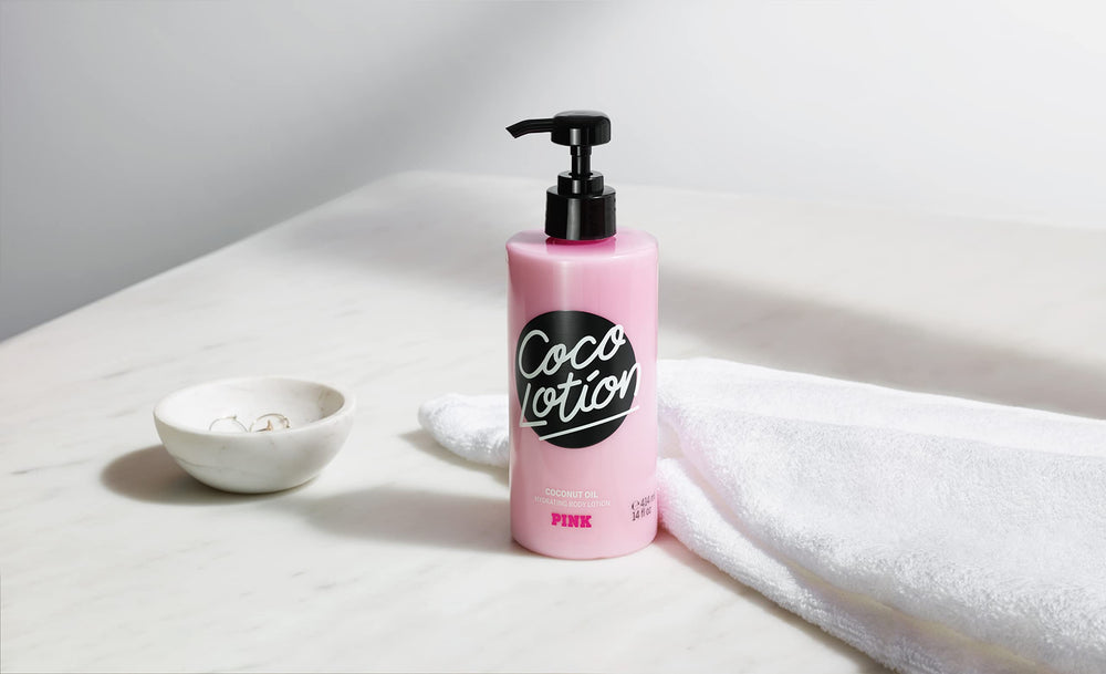 Daily skincare routine with Victoria's Secret Pink Coco Hydrating Lotion
