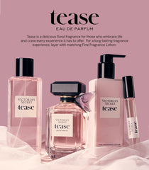 Victoria's Secret Tease front label, recognizable branding and details.